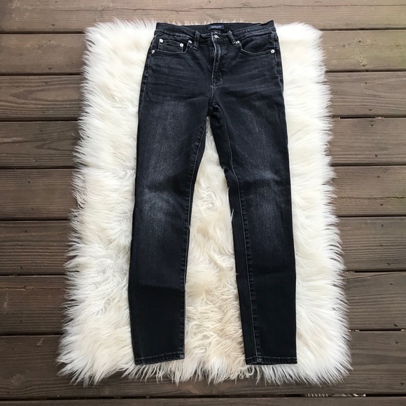 J. Crew 9” High-Rise Toothpick Jeans